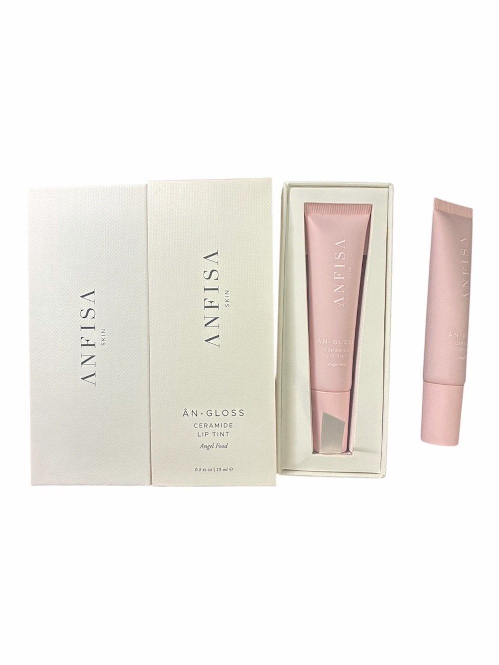 Anfisa ÂN-GLOSS Ceramide Lip Tint - Angel Food- × 2
